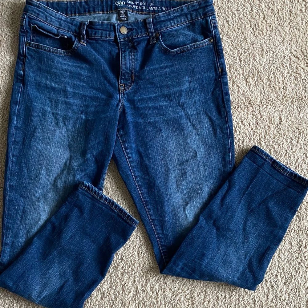 Gap Skinny Roll Up Jeans 👖